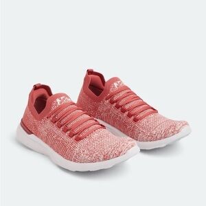 APL TechLoom Breeze Women’s Sneakers Pink Knit Size 8.5 Comfort Workout Shoes